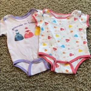 Disney princess onesies. Smoke/pet free home.